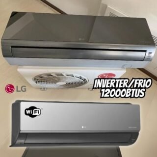 Split Hi Wall Inverter LG Artcool 12000btu Frio 220 Volts