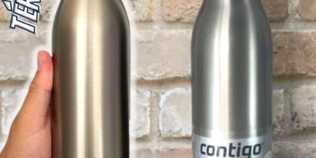 Garrafa Térmica Inox Parede Dupla Matterhorn, Contigo, Azul, 591ML