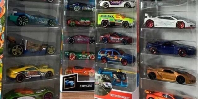 Pacote 5 Carros Sortidos, Hot Wheels, Mattel, Multicor – não é possível escolher as cores