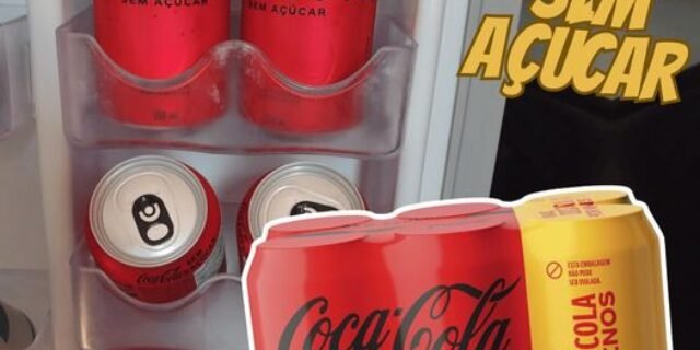 Pack de Coca-Cola sem Açúcar 350Ml 6 unidades