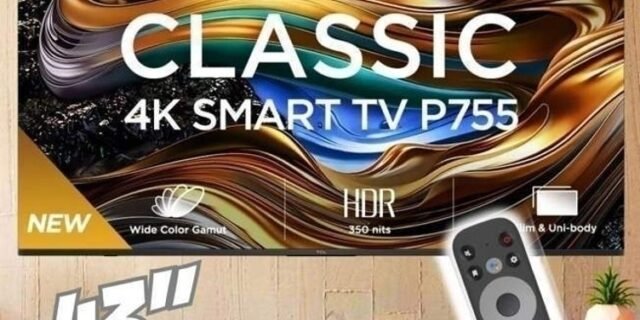 Tcl Led Smart Tv 43” P755