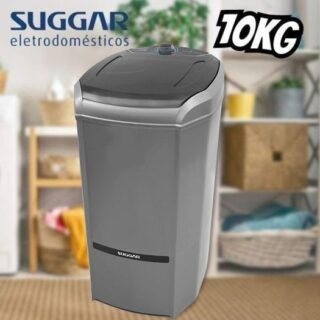 Suggar Lavadora De Roupas Lavamax Eco 10kg 220v Prata