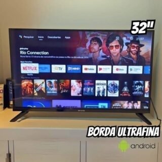 Smart Tv 32” Android Dolby Aws-tv-32-bl-02-a Aiwa