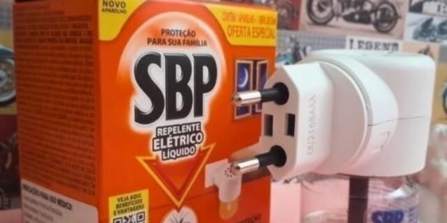 Sbp Repelente Elétrico Líquido 45 Noites Novo Aparelho + Refil