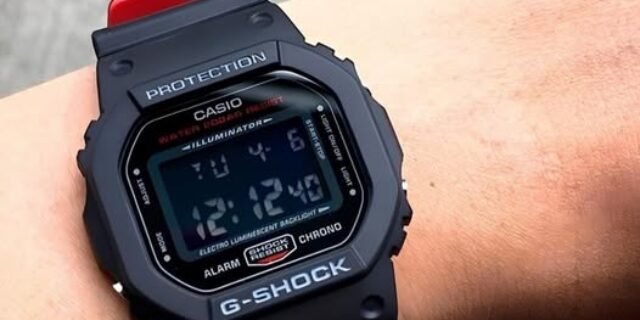 Relógio Casio G-shock Masculino Digital Dw-5600uhr-1dr