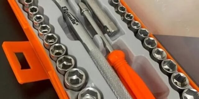 Jogo Chave Soquete Com Catraca Reversível 40 Pçs Sparta