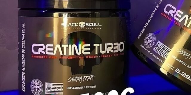 Creatina Turbo Pote 300g – Black Skull