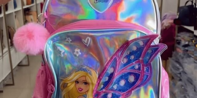 Mochila Barbie Is41421bb Desenho Do Tecido Lisa