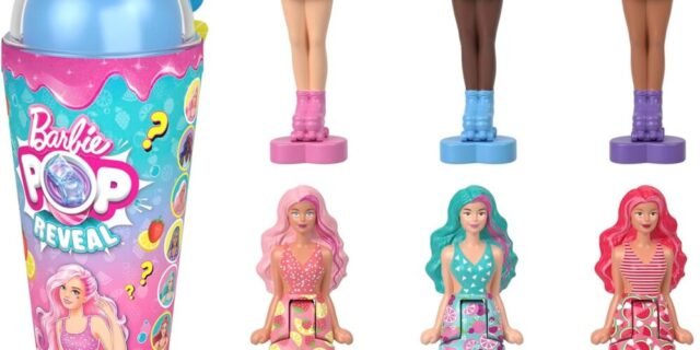Barbie Mini BarbieLand, Boneca Pop Reveal Surpresa de 3,8 cm de Altura, Para crianças a partir de 4 anos (Não é Possível Escolher a Boneca)