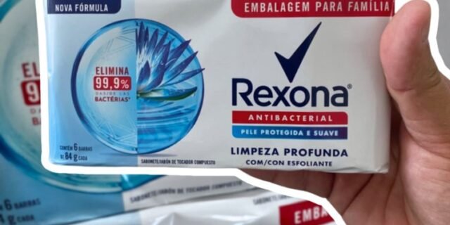 Rexona Sabonete em Barra Limpeza Profunda 84 G, 6 Barras