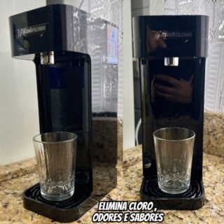 Purificador de Água Facile com Refil C3 Preto