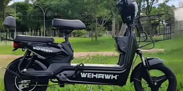 Scooter Bicicleta Elétrica 500W Sem Emplacamento Basket WeHawk