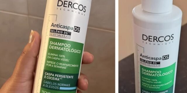 Shampoo Anticaspa De Cabelos Normais A Oleosos Dercos 300g Vichy