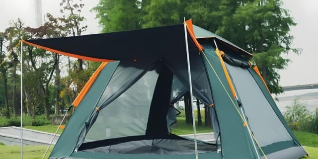 Barraca De Acampamento Grande Para 4/5 Pessoas 215x215x145cm