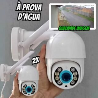 Kit 2 Câmera Ip Inteligente Wifi Rotativa A8 App Yoosee 360º