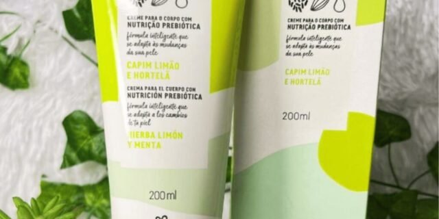 Creme Desodorante Nutritivo Para o Corpo Tododia Capim Limão e Hortelã 200 ml