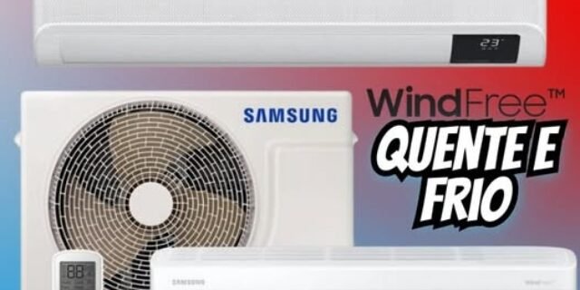 Ar Condicionado Split Inverter Windfree Connect Samsung 12000 Btus Quente/frio 220V
