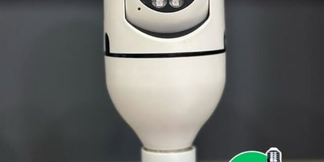 Câmera De Segurança Fergusom Lâmpada Ip Wifi Com Visão Noturna Interna Externa App Yoosee Espiã 360º