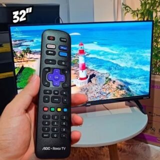 Smart Tv 32 Hd Roku Tv 32s5135/78g Preta Aoc