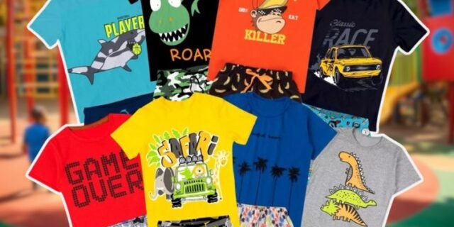 Kit 6 Peças De Roupa Infantil Menino Masculino Verão