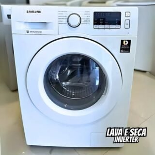 Samsung Lava E Seca Digital Inverter Ecobubble™ Wd10m Branca 10.1kg 127v