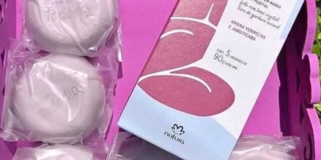 Sabonete em Barra Puro Vegetal Tododia Amora Vermelha e Jabuticaba 5 un 90g cada