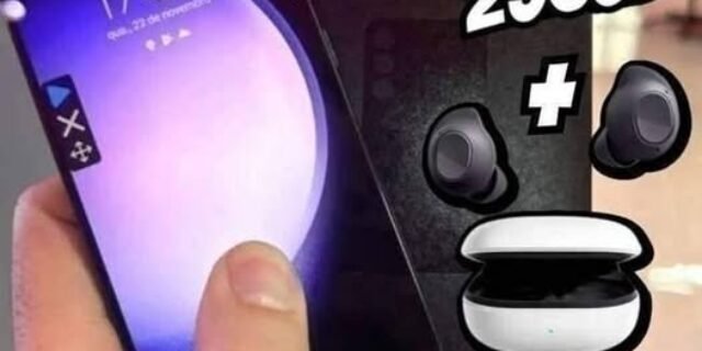 Smartphone Samsung Galaxy S23 256GB Preto 5G – 8GB RAM + Galaxy Buds FE