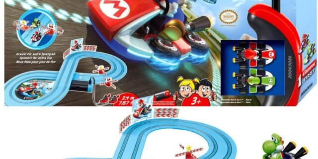 PISTA ELETRICA NINTENDO MARIO KART 2,4 METROS 1/50