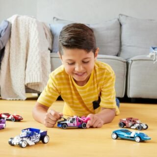 Hot Wheels, Pullback Speeders, Conjunto Sortido com 2 Carrinhos de Fricção de Escala 1:43