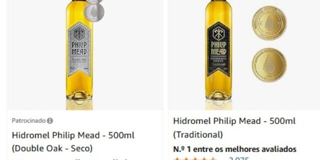 Hidromel Philip Mead 500ml (Double Oak – Seco) ou Hidromel Philip Mead – 500ml (Traditional)