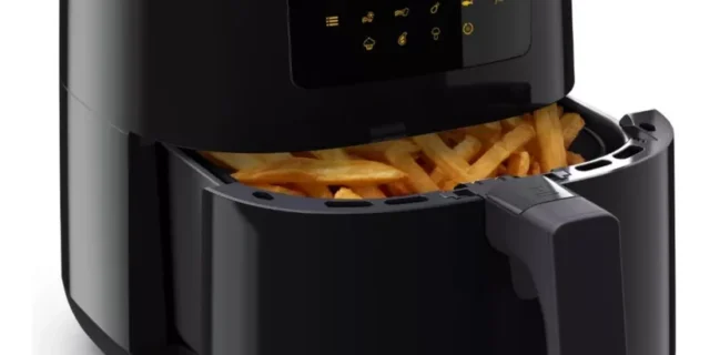 Philips Walita Preta Fritadeira Airfryer Essential XL Digital, 6.2 Litros
