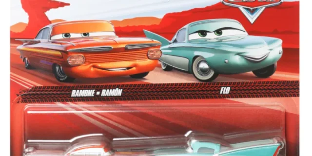 Carros da Disney e Pixar, 2 Carrinhos Sortidos de Brinquedo em Escala 1:55, Para Crianças a Partir de 3 Anos (Não é Possível Escolher o Modelo)