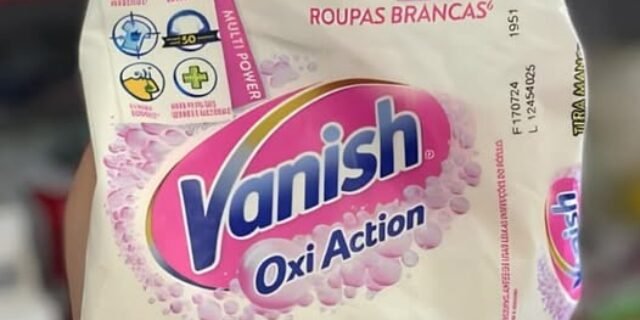 Vanish Tira Manchas Em Pó Crystal White Oxi Action 400g