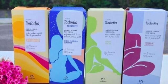 Kit Sabonetes em Barra Tododia (4 caixas) de 5 un