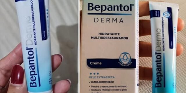 Bepantol Derma Toque Seco, Hidratante Corporal Multirrestaurador, para Pele Sensível e Extrasseca, 20g