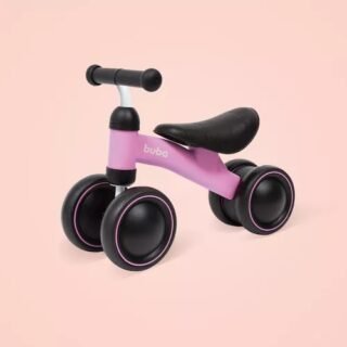 Bicicleta De Equilíbrio 4 Rodas Buba Infantil Sem Pedal