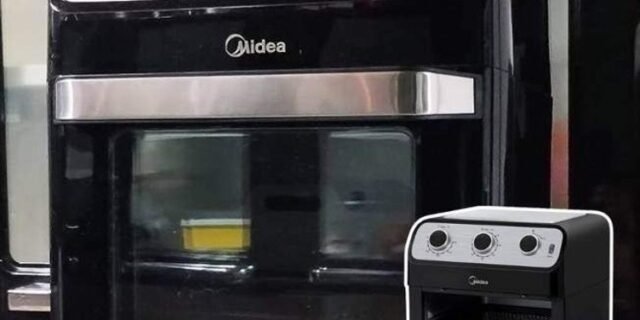 Airfryer 2 Em 1 Fritadeira E Forno Midea 12l