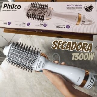 Escova Secadora Philco 4 Em 1 1300w Pes09bg – Bivolt