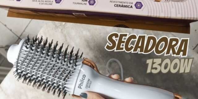Escova Secadora Philco 4 Em 1 1300w Pes09bg – Bivolt
