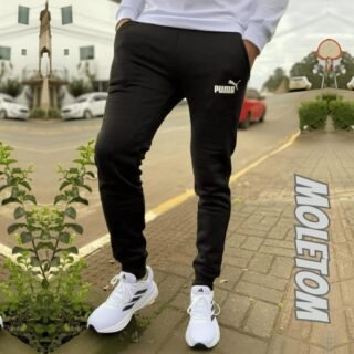 Calça Moletom Puma Essential Slim Tr Masculina