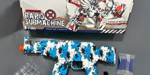 Brinquedo De Gel Elétrico Mp5-m16-ak47 Elite + 5.000 Bolinhas