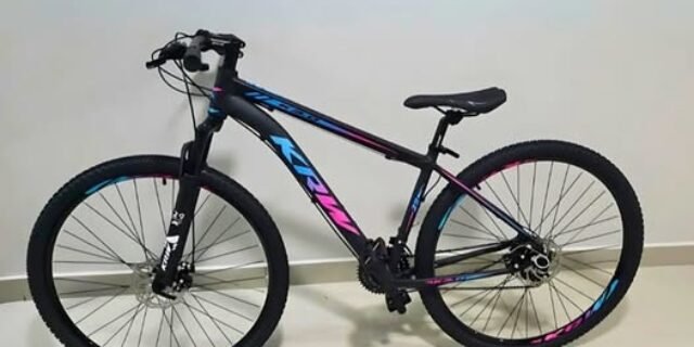 Bicicleta aro 29 KRW S60 Mountain Bike 24 velocidads câmbios Shimano Freio a Disco Suspensão dianteira
