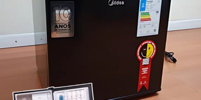 Frigobar Midea Compact 45 Litros Black Edition 110V