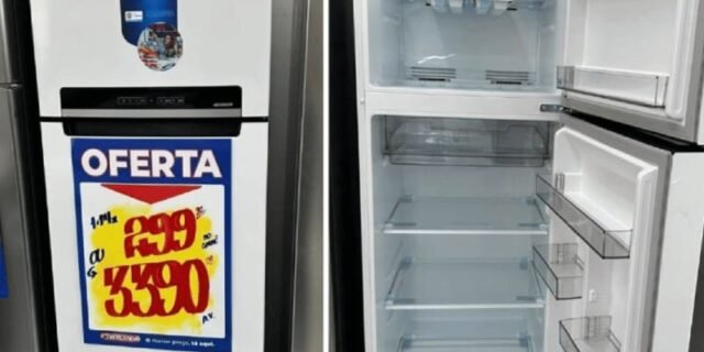 Geladeira/Refrigerador Midea Frost Free 2 Portas Branca 425L