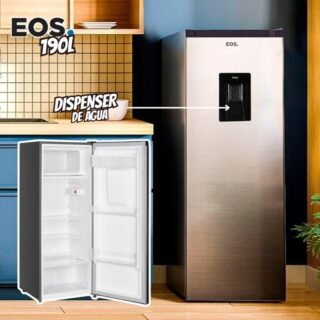 Geladeira Eos 190 Litros com Dispenser de Água na Porta Inox Erv200s 220v