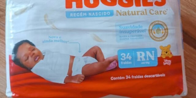 Huggies Fralda Premium Natural Care RN 34 Un