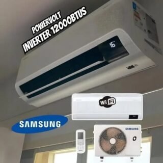 Ar Condicionado Split Samsung Inverter WindFree POWERvolt Bivolt Connect AI 12.000 BTUs Frio Sem Vento