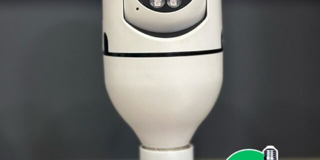 Câmera De Segurança Fergusom Lâmpada Ip Wifi Com Visão Noturna Interna Externa App Yoosee Espiã 360º