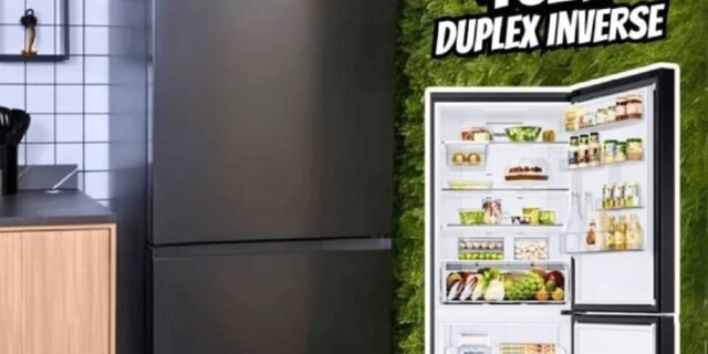 Geladeira Duplex Inverse Evolution SmartThings Samsung RB50 Inox 462L