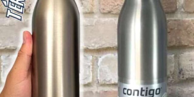 Garrafa Térmica Inox Parede Dupla Matterhorn, Contigo, Azul, 591ML